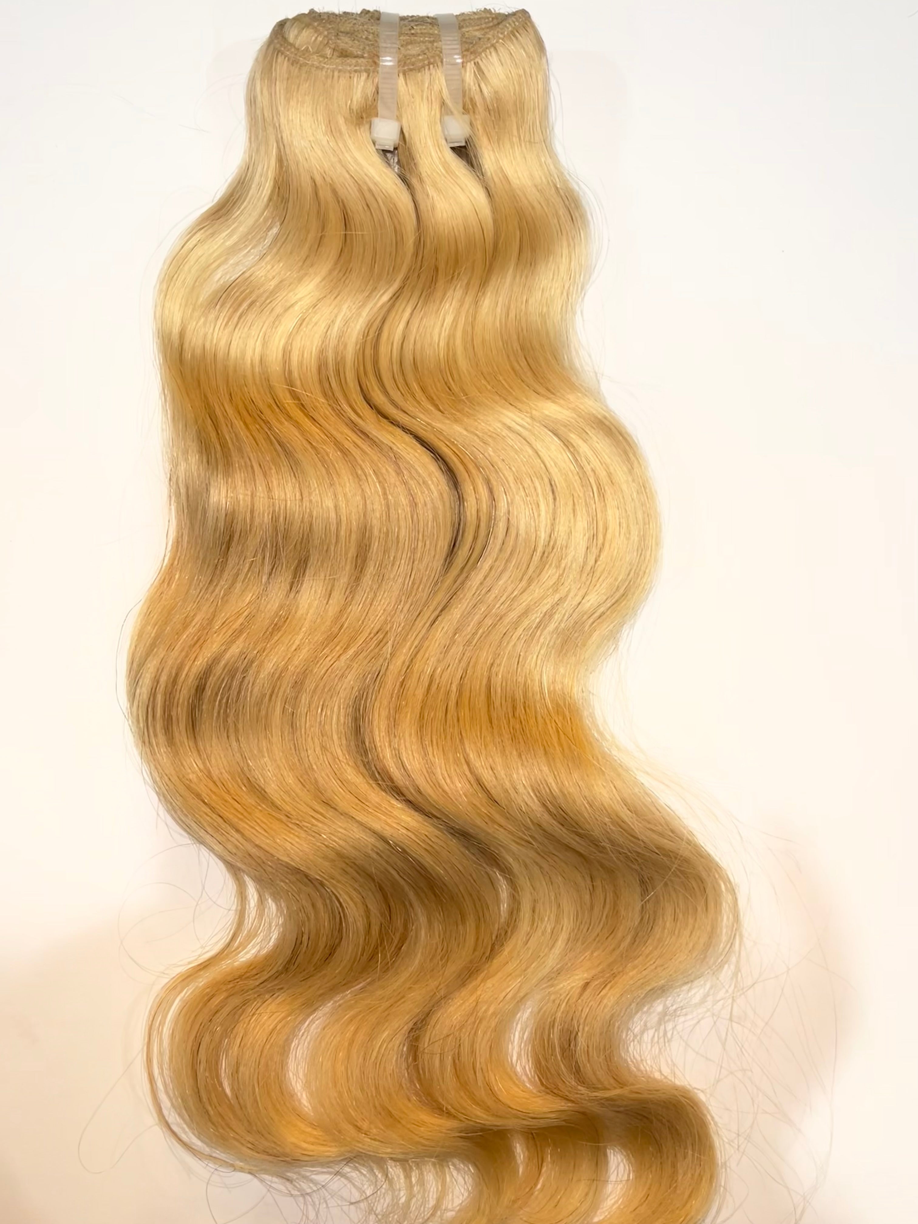 Wavy Colored Virgin Hair Wefts