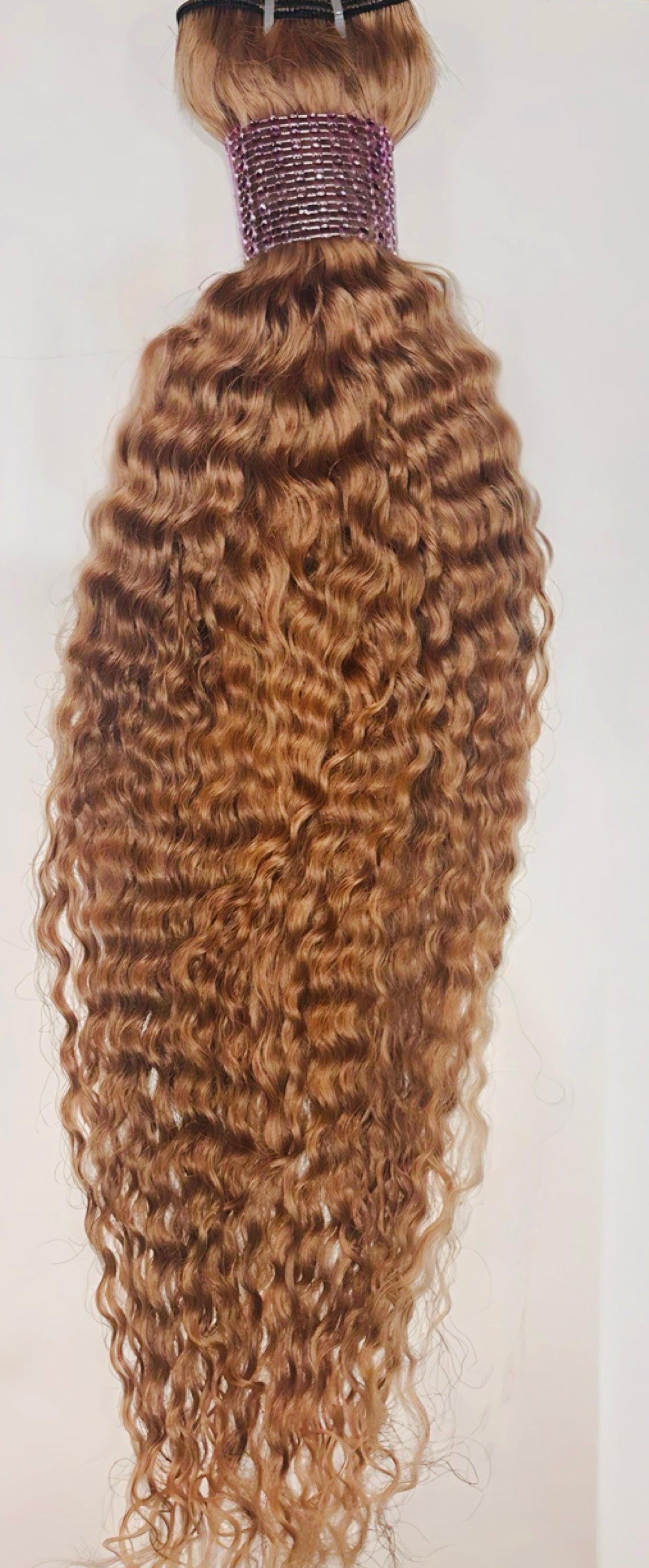 Curly Colored Virgin Hair Wefts