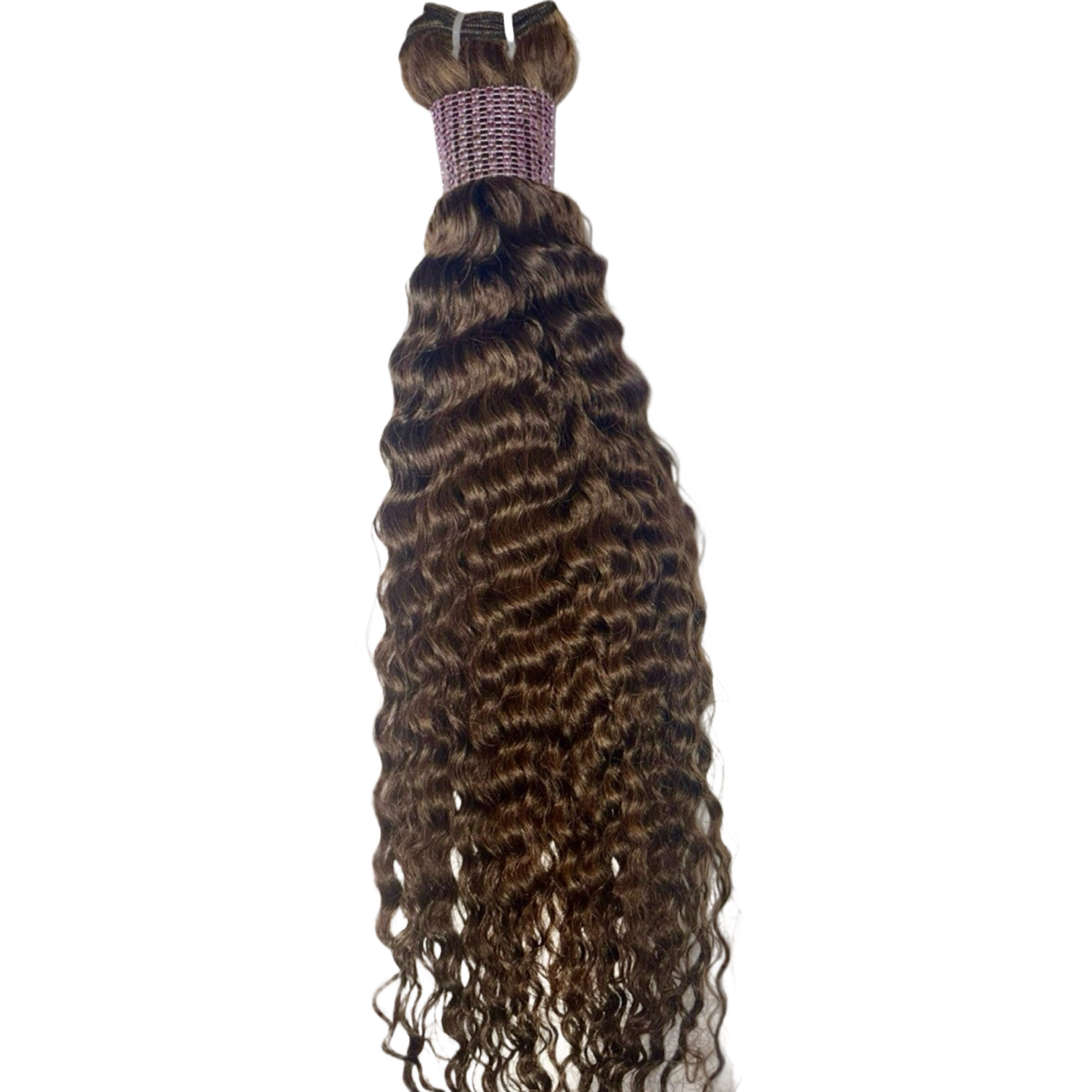 Curly Colored Virgin Hair Wefts