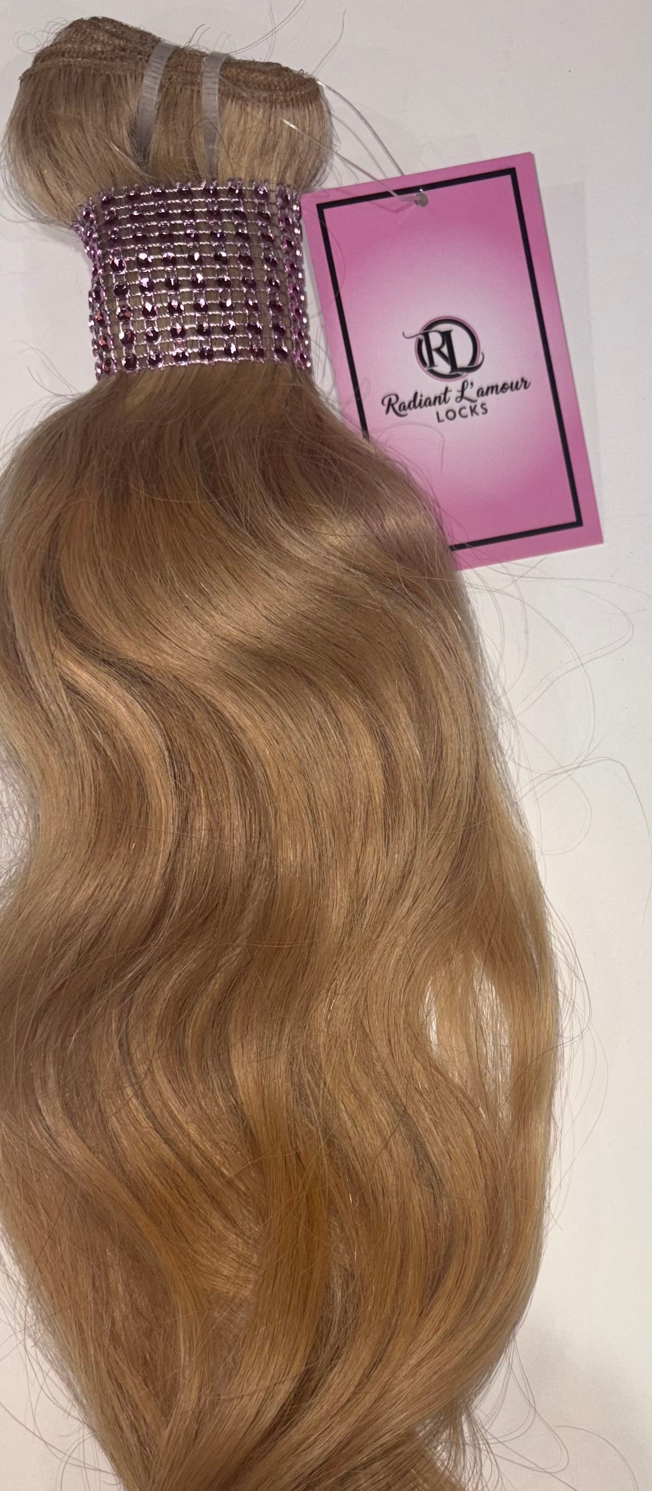 Wavy Colored Virgin Hair Wefts