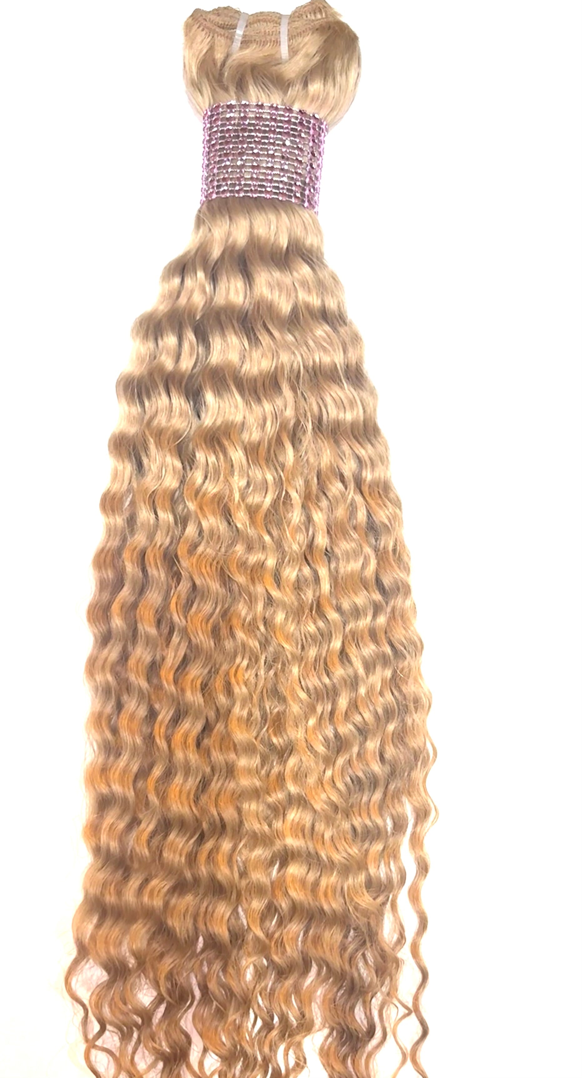 Curly Colored Virgin Hair Wefts