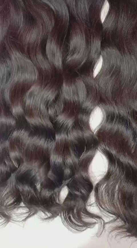 Wavy Virgin Hair Wefts