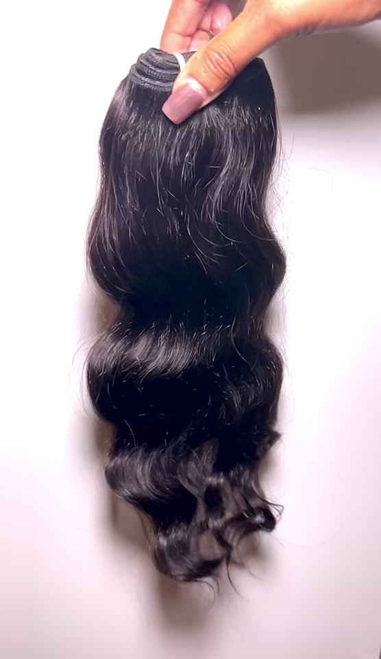 Wavy Virgin Hair Wefts